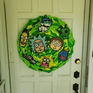 Rick and Morty handmade wall art